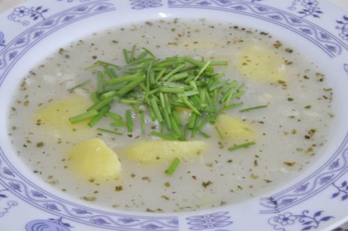 Jak uvařit česneková s kedlubnou a vločkami ? Snadné recept, připravený za Do 30 minut